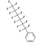 结构式 CAS# 65440-93-9, (十三氟己基)苯