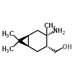 CAS#: 654680-82-7， [(1R,3R,4S,6S)-4-Amino-4,7,7-trimethylbicyclo[4.1.0]hept-3-yl]methanol