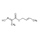 CAS#: 655243-68-8， (2E)-2-Buten-1-yl (2E)-2-(hydroxyimino)propanoate