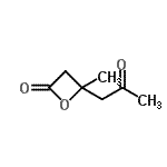 CAS#: 655253-20-6， 4-Methyl-4-(2-oxopropyl)-2-oxetanone