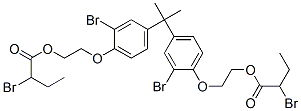 CAS#: 65581-16-0， (Isopropylidene)Bis[(2-Bromo-p-Phenylene)Oxyethylene] Bis(2-Bromobutyrate)