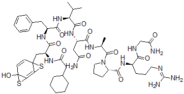 CAS#: 65647-03-2， beta-Mercapto-beta,beta-Cyclopentamethylenepropionic Acid(1)-Val(4)-Argipressin