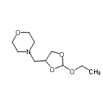 CAS 登录号：656814-53-8， 4-[(2-乙氧基-1,3-二氧戊环-4-基)甲基]吗啉