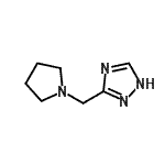 CAS#: 657349-21-8， 3-(1-Pyrrolidinylmethyl)-1H-1,2,4-triazole