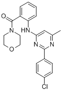CAS#: 65789-86-8， 4-(2-((2-(4-Chlorophenyl)-6-Methyl-4-Pyrimidinyl)Amino)Benzoyl)-Morpholine