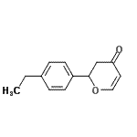 CAS#: 658704-85-9， 2-(4-Ethylphenyl)-2,3-dihydro-4H-pyran-4-one