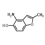 CAS#: 65874-36-4， 4-Amino-2-methyl-1-benzofuran-5-ol