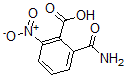 structure of CAS# 65911-46-8, 2-(Aminocarbonyl)-6-Nitro-Benzoic Acid