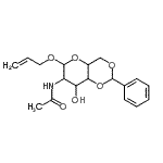 CAS#: 65947-37-7， N-(6-allyloxy-8-hydroxy-2-phenyl-4,4a,6,7,8,8a-hexahydropyrano[5,6-d][1,3]dioxin-7-yl)acetamide