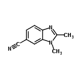 CAS#: 6595-25-1， 1,2-Dimethyl-1H-Benzimidazole-6-Carbonitrile