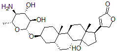 CAS#: 65955-49-9， 3beta-O-(4-Amino-4,6-Dideoxy-beta-D-glucopyranosyl)digitoxigenin