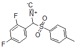 structure of CAS# 660431-66-3, 2,4-Difluoro-1-[Isocyano[(4-Methylphenyl)Sulfonyl]Methyl]-Benzene;Α-Tosyl-(2,4-Difluorobenzyl)Isocyanide;A-Tosyl-(2,4-Difluorobenzyl)Isocyanide