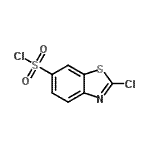 CAS#: 6608-50-0， 2-Chloro-1,3-Benzothiazole-6-Sulfonyl Chloride