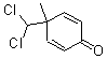结构式 CAS# 6611-78-5, 4-(二氯甲基)-4-甲基-2,5-环己二烯-1-酮