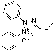 structure of CAS# 66138-05-4, 5-Ethyl-2,3-diphenyl-2H-tetrazol-3-ium chloride;2,3-Diphenyl-5-ethyltetrazolium Chloride;2,3-DIPHENYL-5-ETHYLTETRAZOLIUMCHLORIDE
