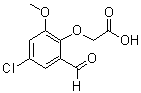 CAS#: 662154-29-2， (4-Chloro-2-formyl-6-methoxyphenoxy)acetic acid