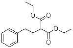 结构式 CAS# 6628-68-8, 2-(2-苯基乙基)-丙二酸二乙酯