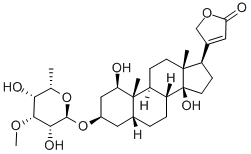结构式 CAS# 663-95-6, Acovenoside A