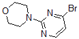 structure of CAS# 663194-10-3, 4-(4-Bromo-2-Pyrimidinyl)-Morpholine;4-(4-BROMOPYRIMIDIN-2-YL)MORPHOLINE;4-BROMO-2-MORPHOLINOPYRIMIDINE