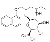 CAS#: 66322-66-5， Propranolol Glucuronide Sodium Salt