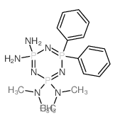 CAS#: 6633-82-5， 2,2-Diamino-4,4-Bis(Dimethylamino)-2,2,4,4,6,6-Hexahydro-6,6-Diphenyl-1,3,5,2,4,6-Triazatriphosphorine