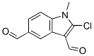 CAS#: 66335-32-8， 2-Chloro-1-Methyl-1H-Indole-3,5-Dicarbaldehyde