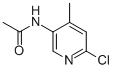 structure of CAS# 6635-92-3, N-(6-Chloro-4-Methyl-Pyridin-3-Yl)Acetamide;N-(6-Chloro-4-Methyl-3-Pyridyl)Acetamide;N-(6-Chloro-4-Methyl-Pyridin-3-Yl)Ethanamide;Nsc52459