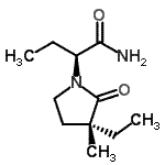 CAS#: 664304-69-2， (2S)-2-[(3R)-3-Ethyl-3-methyl-2-oxo-1-pyrrolidinyl]butanamide