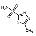 CAS#: 66464-90-2， 5-Methyl-1,3,4-thiadiazole-2-sulfonamide