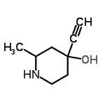 CAS#: 66493-36-5， 4-Ethynyl-2-methyl-4-piperidinol