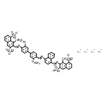 CAS#: 6656-08-2， Tetrasodium 8-Hydroxy-7-{[4-({4'-[(1-Hydroxy-3,8-Disulfonato-2-Naphthyl)Diazenyl]-3,3'-Dimethoxy-4-Biphenylyl}Diazenyl)-1-Naphthyl]Diazenyl}-1,6-Naphthalenedisulfonate