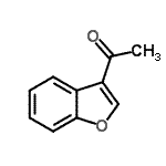 结构式 CAS# 66611-15-2, 1-(1-苯并呋喃-3-基)乙酮
