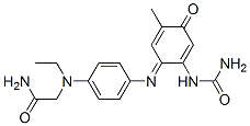 CAS#: 66612-19-9， 2-[[4-[[2-(Carbamoylamino)-5-Methyl-4-Oxo-2,5-Cyclohexadien-1-Ylidene]Amino]Phenyl]Ethylamino]Acetamide