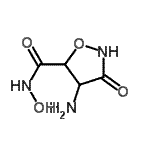 CAS#: 66619-96-3， 4-Amino-N-hydroxy-3-oxo-1,2-oxazolidine-5-carboxamide
