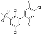 CAS#: 66640-60-6， 3-Methylsulfonyl-2,2',4',5,5'-Pentachlorobiphenyl