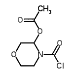 CAS#: 6666-92-8， 4-(Chlorocarbonyl)-3-Morpholinyl Acetate