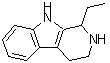 structure of CAS# 6678-86-0, 1-Ethyl-2,3,4,9-Tetrahydro-1H-beta-Carboline;1-Ethyl-1,2,3,4-tetrahydro-β-carboline;1-Ethyl-2,3,4,9-tetrahydro-1H-β-carboline #;MFCD01566864