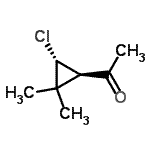 CAS#: 66788-38-3， 1-[(1R,3R)-3-Chloro-2,2-dimethylcyclopropyl]ethanone