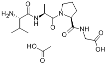 CAS 登录号：66835-73-2， 缬氨酰-丙氨酰-脯氨酰-甘氨酸乙酸盐