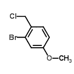 CAS#: 66916-97-0， 2-Bromo-1-(chloromethyl)-4-methoxybenzene