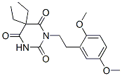 CAS#: 66940-79-2， 5,5-Diethyl-1-(2,5-Dimethoxyphenethyl)-2,4,6(1H,3H,5H)-Pyrimidinetrione