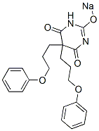 CAS#: 66942-07-2， 5,5-Bis(3-Phenoxypropyl)-2-Sodiooxy-4,6(1H,5H)-Pyrimidinedione