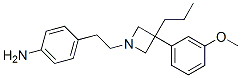 CAS 登录号：66968-18-1， 4-[2-[3-(3-甲氧基苯基)-3-丙基-1-氮杂环丁基]乙基]苯胺