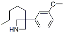 CAS#: 66968-20-5， 3-(3-Methoxyphenyl)-3-Pentylazetidine