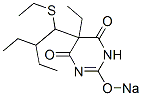 CAS#: 66968-38-5， 5-Ethyl-5-[1-(Ethylthio)-2-Ethylbutyl]-2-Sodiooxy-4,6(1H,5H)-Pyrimidinedione