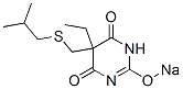 CAS#: 66968-51-2， 5-Ethyl-5-(Isobutylthiomethyl)-2-Sodiooxy-4,6(1H,5H)-Pyrimidinedione