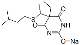 CAS#: 66968-56-7， 5-Ethyl-5-[1-(Isopentylthio)Ethyl]-2-Sodiooxy-4,6(1H,5H)-Pyrimidinedione