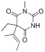 CAS#: 66968-89-6， 5-Ethyl-1-Methyl-5-(1-Methyl-1-Propenyl)Barbituric Acid