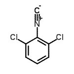 结构式 CAS# 6697-95-6, 1,3-二氯-2-异氰基苯