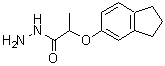 structure of CAS# 669745-23-7, 2-(2,3-Dihydro-1H-inden-5-yloxy)propanehydrazide;2-(2,3-dihydro-1H-inden-5-yloxy)propanehydrazide;2-(2,3-Dihydro-1H-inden-5-yloxy)propanohydrazide;2-indan-5-yloxypropanohydrazide